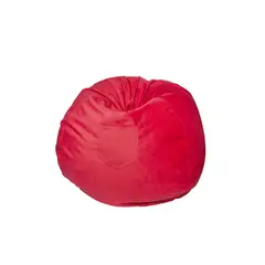 GENERICO - Pouf Pera Fucsia Felpa 60x50x50 cm Máxima Design