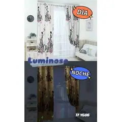 ANGELES DEL HOGAR - CORTINA LUMINOSA 2 PAÑOS 140 CM X 230 CM
