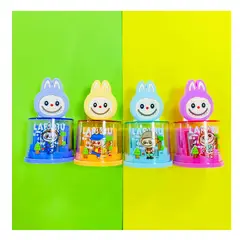KAWAI - Sacapuntas Doble Con Deposito Diseño Cara La Bubu