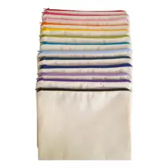 KUANGYE - Pack 20 Estuches De Tela Algodón 20x15cm - Uso Múltiple