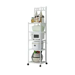 GENERICO - Estante repisa 5 niveles organizador de cocina con ruedas