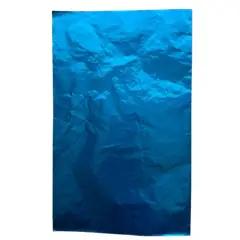 GENERICO - Pliego Papel Aluminio Azul
