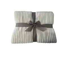 ILLUSIONS - Manta Flannel Lisa Illussions 130x150 Crema