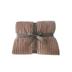 ILLUSIONS - Manta Flannel Lisa Illussions 130x150 Rosa