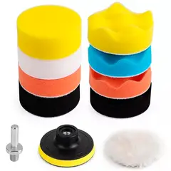 ESHOPANGIE - Kit De 11 Piezas Esponjas Pulir Almohadillas Para Auto