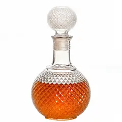 GENERICO - Decantador botella para whisky licor vidrio 1000ml