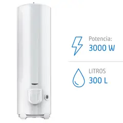 ARISTON - Termo Eléctrico Ari Stab 300 Litros 3000w Piso - Vertical