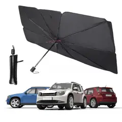 GENERICO - Quitasol Parasol Parabrisas Auto Tipo Sombrilla Cubre Sol