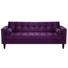 BODEVIR - Sofa Retro 3CG Felpa 00 Morado
