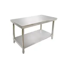 GENERICO - MESON 90X60 ACERO INOXIDABLE 201 CENTRAL