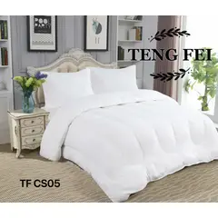 GENERICO - Cubrecama de Invierno Plush con Chiporro 2p Blanco TFCS05