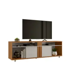 HOME MOBILI - Rack Tv 70 Pulgadas Solara CaféOff white
