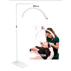GENERICO - Lampara Led Media Luna Estética Pestañas Cejas Hogar Blanca
