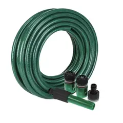 GENERICO - Manguera Jardín Reforzada 1/2 Pulgada 20 Mts Mas Accesorios