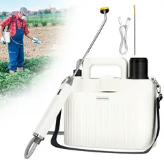 AIZO - Rociador Eléctrico 5Lcon Mango Carga Usb Varilla Telescópica