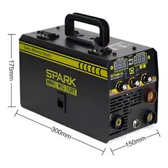 MUNDO MAGIA - Soldadora Mig Tig Arco 250a Sin Gas + Rollo De Alambre Flux