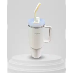 HALTEN - Big Mug Térmico 12l Con Tapa Y Sorbete Acero Inox