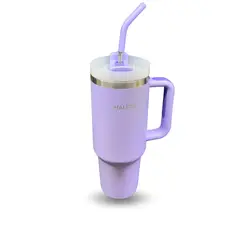 HALTEN - Big Mug Térmico 12l Con Tapa Y Sorbete Acero Inox