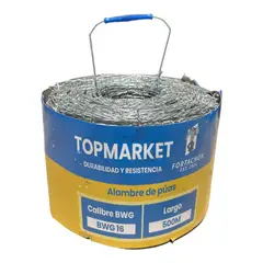 GENERICO - Alambre de Puas 16 x 500m Proteccion Perimetral
