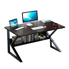 GLOBAL LATIN GROUP - Mesa Escritorio de Metal Moderna Compacta y Resistente