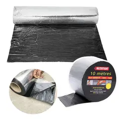 KUANGYE - 10m Cinta Sellador Techo Impermeable Aluminio Asfalto Betún