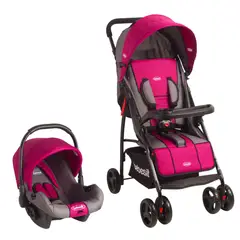 BEBESIT - Coche Travel System Summer Rosado