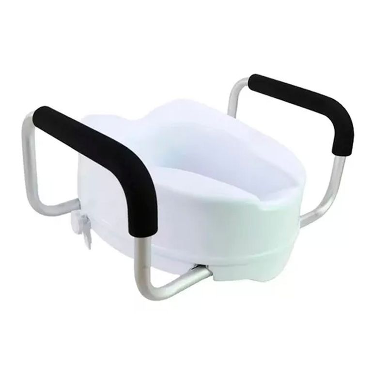 Asiento Wc Elevador 10cm Con Apoya Brazos