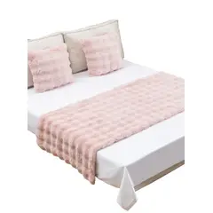 GENERICO - PIECERA DE CAMA ELEGANTE EXTRA SUAVE SIN FUNDAS