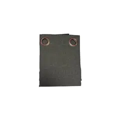 GENERICO - Cortina Lino Con Blackout Engomado Térmica 140x220 Gris Grafito