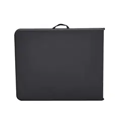 GENERICO - Mesa Aluminio Plegable 180x74x74 Negra