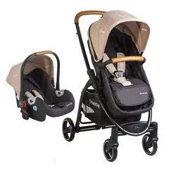 BEBESIT - Coche Cuna Travel System Fénix Beige