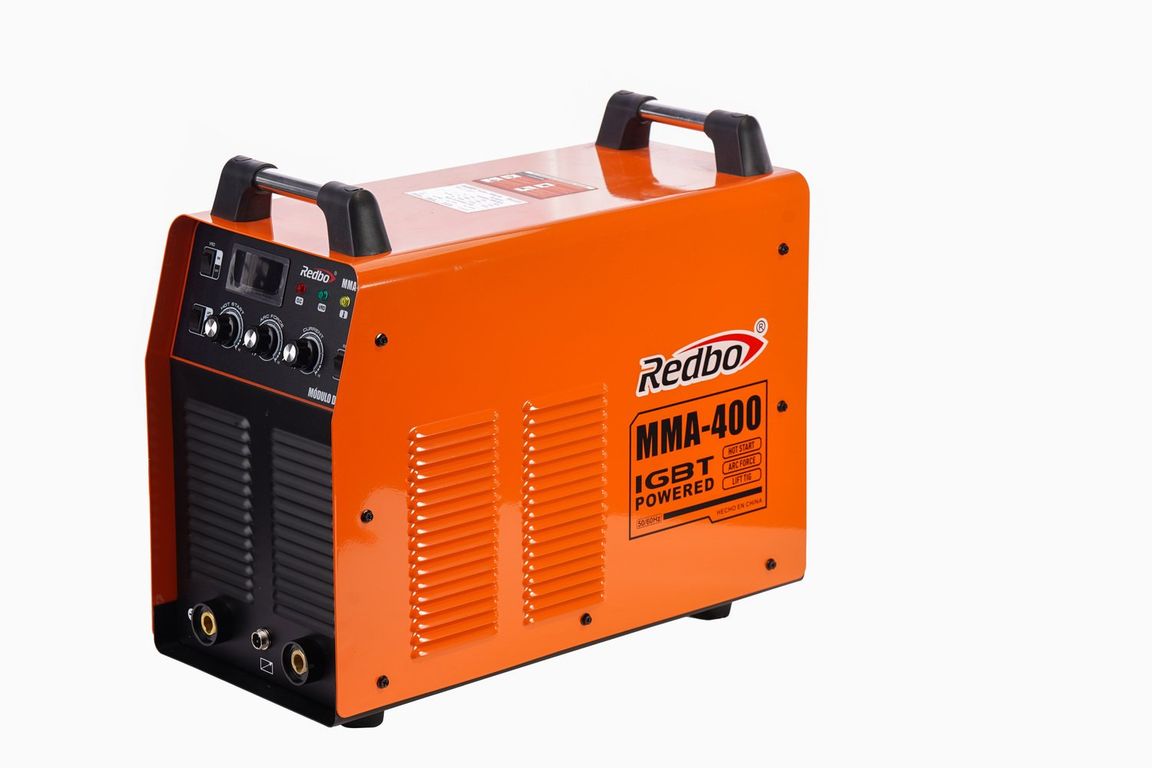 Soldadora Inverter Industrial Trifásica MMA-400 (380A, 380V, IGBT, Función VRD y Ajuste Manual)