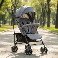 BEBESIT - Coche Paragua Clap Melange Gris