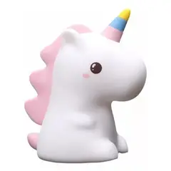 GENERICO - Lámpara Diseño Unicornio Espanta Cuco Para Bebé Y Niños