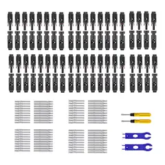 TNAKIEX - Conector Panel Solar Fotovoltaico Mc4 Macho Y Hembra 40pares