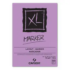 CANSON - Block Marcadores XL Lila 70gr A4