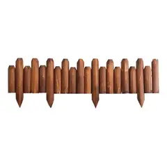 MUNDO MAGIA - Valla De Madera Flexible Para Jardin Bordes Exteriores