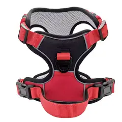 KERU - Arnes Reflectante Anti Tirones Rojo Talla S