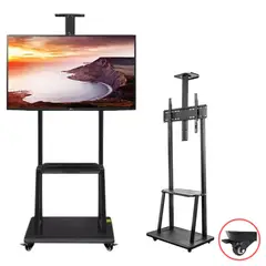 ACTUAL - Soporte Tv Movil Pedestal Rack Con Ruedas Para Tv 32 a 70 Pulgadas