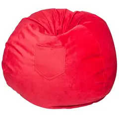 GENERICO - Pouf Pera Felpa Fucsia 100x120x120 Maxima Design