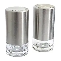 OEM - Set de Salero y Pimentero Acrílico y Acero 14189