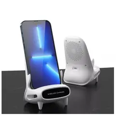 OEM - CARGADOR INALAMBRICO CON SOPORTE CELULAR MINI SILLA