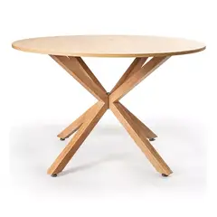 GENERICO - Mesa Argo Redonda 100cm Madera Clara VenHoouse