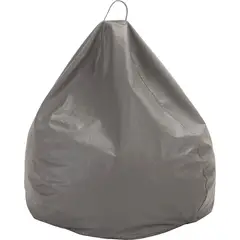 GENERICO - Pouf Pera Gris Eco Cuero 100x80x80 cm Máxima Design