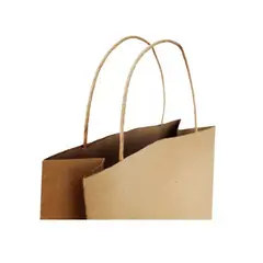 GENERICO - Bolsas Papel Kraft Con Manilla 39x31x16 Caja 200 Unidades