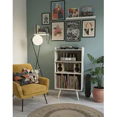 GENERICO - Rack para vinilos 60 x 45 x 110 cm