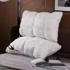 GENERICO - Pack Almohada rectangular 50x70cm Color Blanco 2 UND