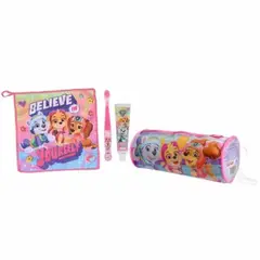 OEM - Set Pasta De Dientes Cepillo Toalla Estuche Sky Paw Patrol