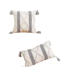 GENERICO - SET DE 2 FUNDAS DE COJIN 45x45 Y 30x50 L2