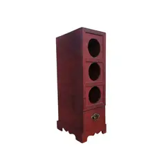 GENERICO - Caja De Madera, Para 3 Botellas De Vino O Licores.